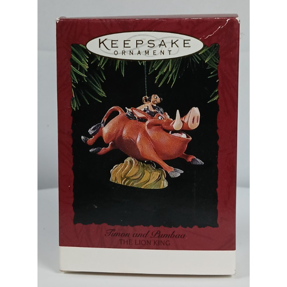Hallmark Keepsake Ornament Timon and Pumbaa 1997 Disney's The Lion King - Picture 10 of 11
